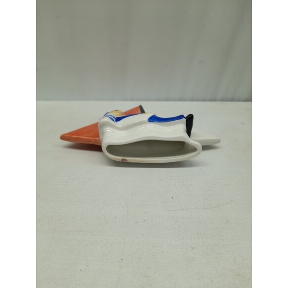 Vintage Jay Willfred Andrea by Sadek Tug Boat Ceramic Tea Pot 10" Long Rare - Picture 7 of 10
